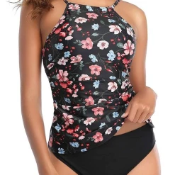 MySwimsuit High Necked Stylish Tankini Swimsuit -TankiniSkirt Shop 047f14161a803253ef99febea72763fe