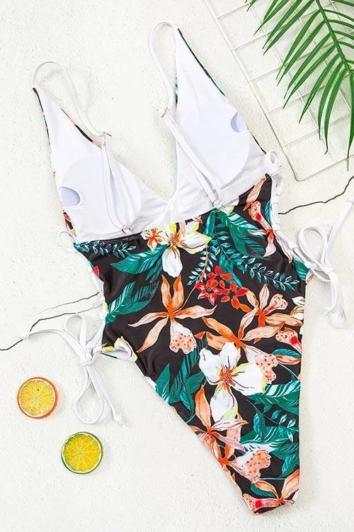 Miss Norst Lemon Print Straps One Piece 9 Miss Norst Lemon Print Straps One Piece - Image 9