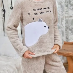 TankiniSkirt Letter Cartoon Embroidery Fluffy Pajamas Set -TankiniSkirt Shop 0b2fa4ee9e5abb410965731777f2c3e1 4de63e3f 7896 4c46 b1f3 e8d5b4975f9f