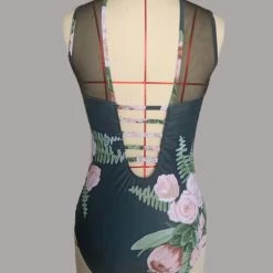MySwimsuit One Piece Black And Floral Swimsuit -TankiniSkirt Shop 0e41d4db06be7b873a9901f82407c782