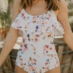 Miss Norst Flowral Falbala One Piece -TankiniSkirt Shop 21d624e4be9555e94fc9a869eb3bd7d9