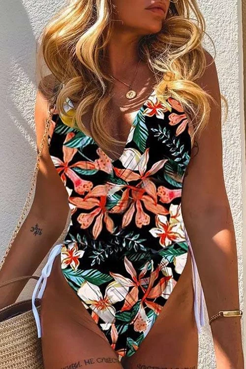 Miss Norst Lemon Print Straps One Piece 5 Miss Norst Lemon Print Straps One Piece - Image 5