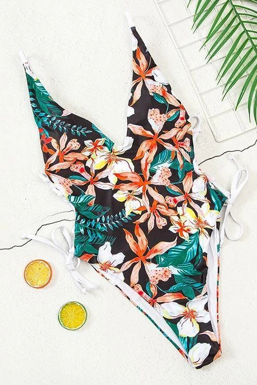 Miss Norst Lemon Print Straps One Piece 8 Miss Norst Lemon Print Straps One Piece - Image 8