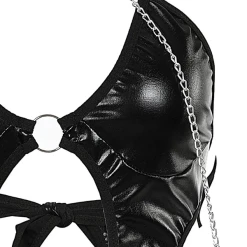 TankiniSkirt PU Leather O-Ring Chain Strap Backless Teddy 13 TankiniSkirt PU Leather O-Ring Chain Strap Backless Teddy -TankiniSkirt Shop 4366ef26533d7a1977e0105738cbb7c3