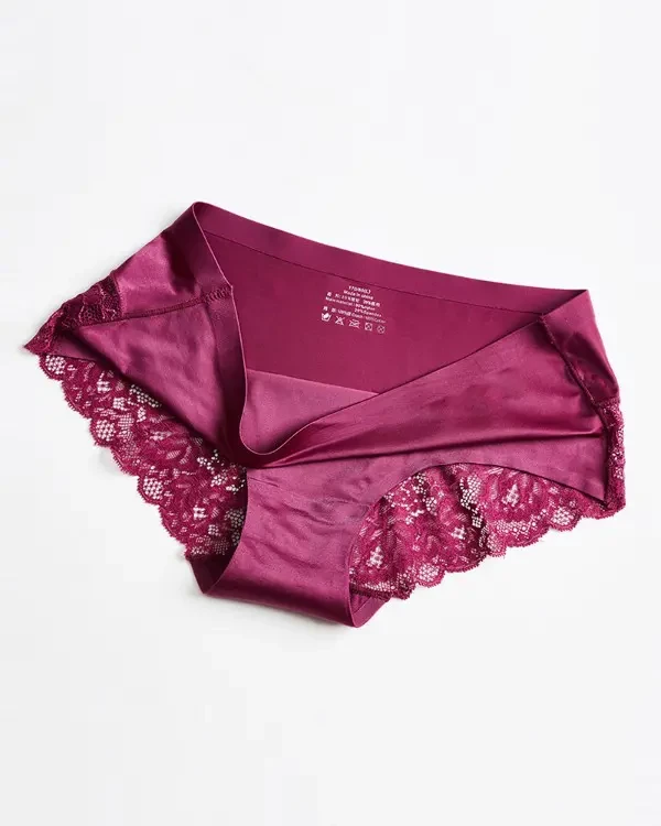 TankiniSkirt Ice Silk Crochet Lace Trim Panties 12 TankiniSkirt Ice Silk Crochet Lace Trim Panties - Image 12