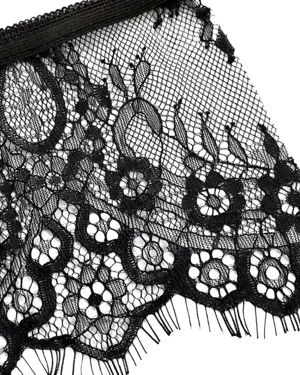 TankiniSkirt Eyelash Crochet Lace Cutout Teddy With Mask 4 TankiniSkirt Eyelash Crochet Lace Cutout Teddy With Mask - Image 4