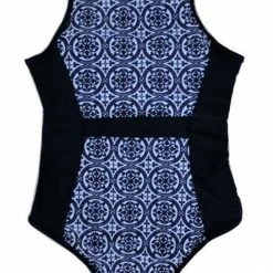 MySwimsuit Black Sporty Zippered One Piece Swimsuit -TankiniSkirt Shop 4febd208011f9ff0fde5795d990daf88