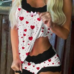 TankiniSkirt Moon Star Lace Splicing Camisole Shorts Pajamas Set - Deep Blue -TankiniSkirt Shop 543fd6eaf2c234b858feeef7576bc9b3 3d9bc445 ee1a 4425 9984 fb28622c102e