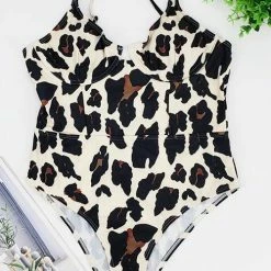 Miss Norst Leopard Joint Print One Piece Swimwear -TankiniSkirt Shop 60be31d939bbff17f7b901204077cdbf