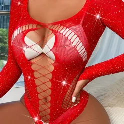 TankiniSkirt Hollow Out Rhinestone Decor Teddy -TankiniSkirt Shop 64ae5b39d5dc7dd13512d1d9941bff1d