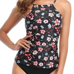 MySwimsuit High Necked Stylish Tankini Swimsuit -TankiniSkirt Shop 6a71fb161ba055c9e3b43bfc31a698c1