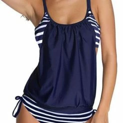 FloruitShow Stripes Lined Up Double Up Tankini Swimsuit 18 FloruitShow Stripes Lined Up Double Up Tankini Swimsuit -TankiniSkirt Shop 6b6ab7c4f8fe49e5eb77446299a1874c