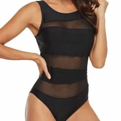MySwimsuit Solid Backless One Piece Swimsuit