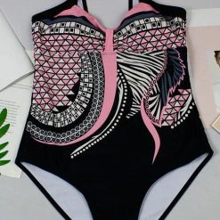 MySwimsuit Tribal Print One Piece Swimsuit -TankiniSkirt Shop 7891fdfdaab8d681fa95d83e40e825f9