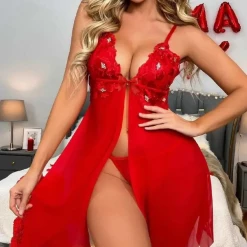 TankiniSkirt Slit Front Sheer Mesh Lace Babydoll With Thong 8 TankiniSkirt Slit Front Sheer Mesh Lace Babydoll With Thong -TankiniSkirt Shop 8649c9625eafcbdda7ddc9860e1be056