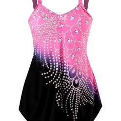 TankiniSkirt Women's Tube Top Print Diamond Feather Contrast Color Split Large Siz 22 TankiniSkirt Women's Tube Top Print Diamond Feather Contrast Color Split Large Siz -TankiniSkirt Shop 86527505fe85a5458e4d59a7fd4124c9