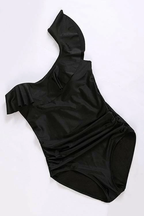 Miss Norst One Shoulder Falbala One Piece 7 Miss Norst One Shoulder Falbala One Piece - Image 7