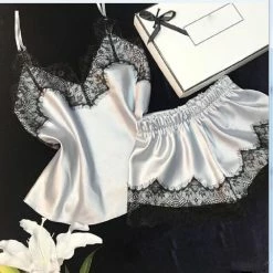 TankiniSkirt Spaghetti Strap Lace Trim Satin Cami Set 17 TankiniSkirt Spaghetti Strap Lace Trim Satin Cami Set -TankiniSkirt Shop a7b1cdcec7683f58b6e215f631bddc98