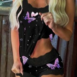 TankiniSkirt Butterfly Print Lace Camisole And Shorts Pajamas Set 13 TankiniSkirt Butterfly Print Lace Camisole And Shorts Pajamas Set -TankiniSkirt Shop a7dfeb83f489df93bc171006f6faebd2 2fa4650b eb8e 4555 9bce 8d4eaf10cd61