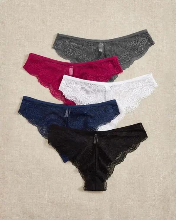 TankiniSkirt 4PCS Random Color Lace Panty 2 TankiniSkirt 4PCS Random Color Lace Panty - Image 2