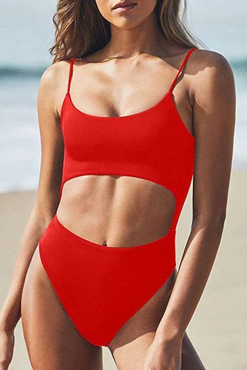 Miss Norst Hollow Solid One Piece 5 Miss Norst Hollow Solid One Piece - Image 5