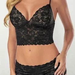 TankiniSkirt Lace Splicing Bowknot Lingerie Set