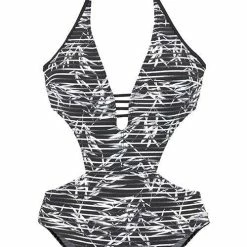 FloruitShow Striped Bamboo Halterneck One Piece 5 FloruitShow Striped Bamboo Halterneck One Piece -TankiniSkirt Shop c030b004ae7ee5a87c9f7b26d031a26c