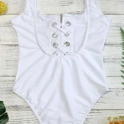 Miss Norst Solid Color Bandage One Piece -TankiniSkirt Shop c137505cb78b47c7a1ca951bbf209500