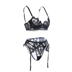 TankiniSkirt 3PCS Embroidery Lace Garter Lingerie Set 18 TankiniSkirt 3PCS Embroidery Lace Garter Lingerie Set -TankiniSkirt Shop cc7850160627bf33b58f50942f9010f0