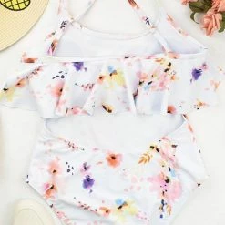 Miss Norst Flowral Falbala One Piece -TankiniSkirt Shop ce7c937b384d0fc0f3af448cc89b8c92