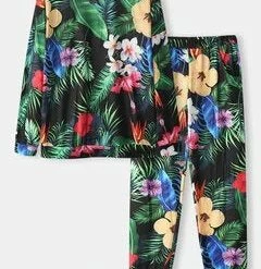 TankiniSkirt Women Flamingo Tropical Print Crew Neck Loungewear Cozy Pajamas Sets -TankiniSkirt Shop da0aae831dd004d5f375b288924d72d5 0898a8b5 752a 43ac b86f 87714c04fdc2