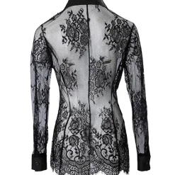 TankiniSkirt Sheer Mesh Button Front Lace Babydoll -TankiniSkirt Shop dcf2bfce1db0435482a85c4b6ea05c01