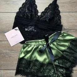 TankiniSkirt Eyelash Crochet Lace Satin Bowknot Cami Set -TankiniSkirt Shop e3f89b3b185cd0770f07c0117c06a1a9 be9bcc41 c457 411c ad48 038d92e9964e