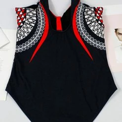 MySwimsuit Tribal Print One Piece Swimsuit -TankiniSkirt Shop e6a99664b91dcd962eef23c4394828ed
