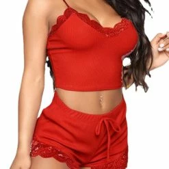 TankiniSkirt Lace Splicing Camisole And Tie Shorts Pajamas Set -TankiniSkirt Shop edca3ac413e2b08de86c298f40fc2ea0 30f61be5 5590 4dae b6c3 f0f5f71133e1